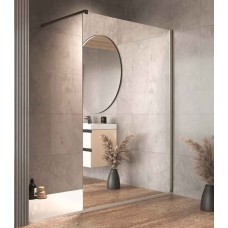 Calypso Perete dus 100cm Silver,Transparent